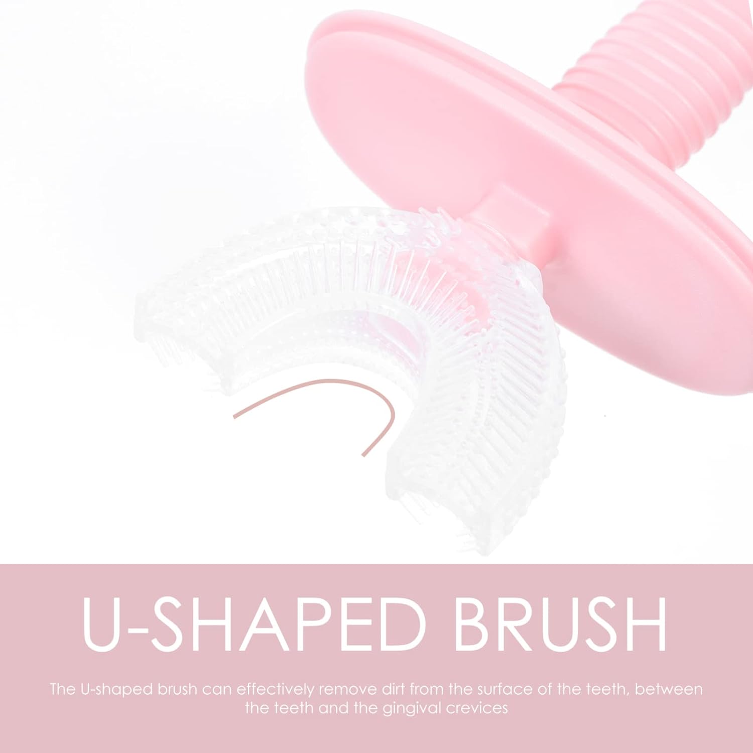 13033 Kids U Shaped Toothbrush Children Baby Silicone Kids Toothbrush U Shaped Silicone Brush Head for 360 Degree Cleaning Suitable For 2-6 Years (1 Pc) 13033 Kids U Shaped Toothbrush Children Baby Silicone Kids Toothbrush U Shaped Silicone Brush Head for 360 Degree Cleaning Suitable For 2-6 Years (1 Pc)